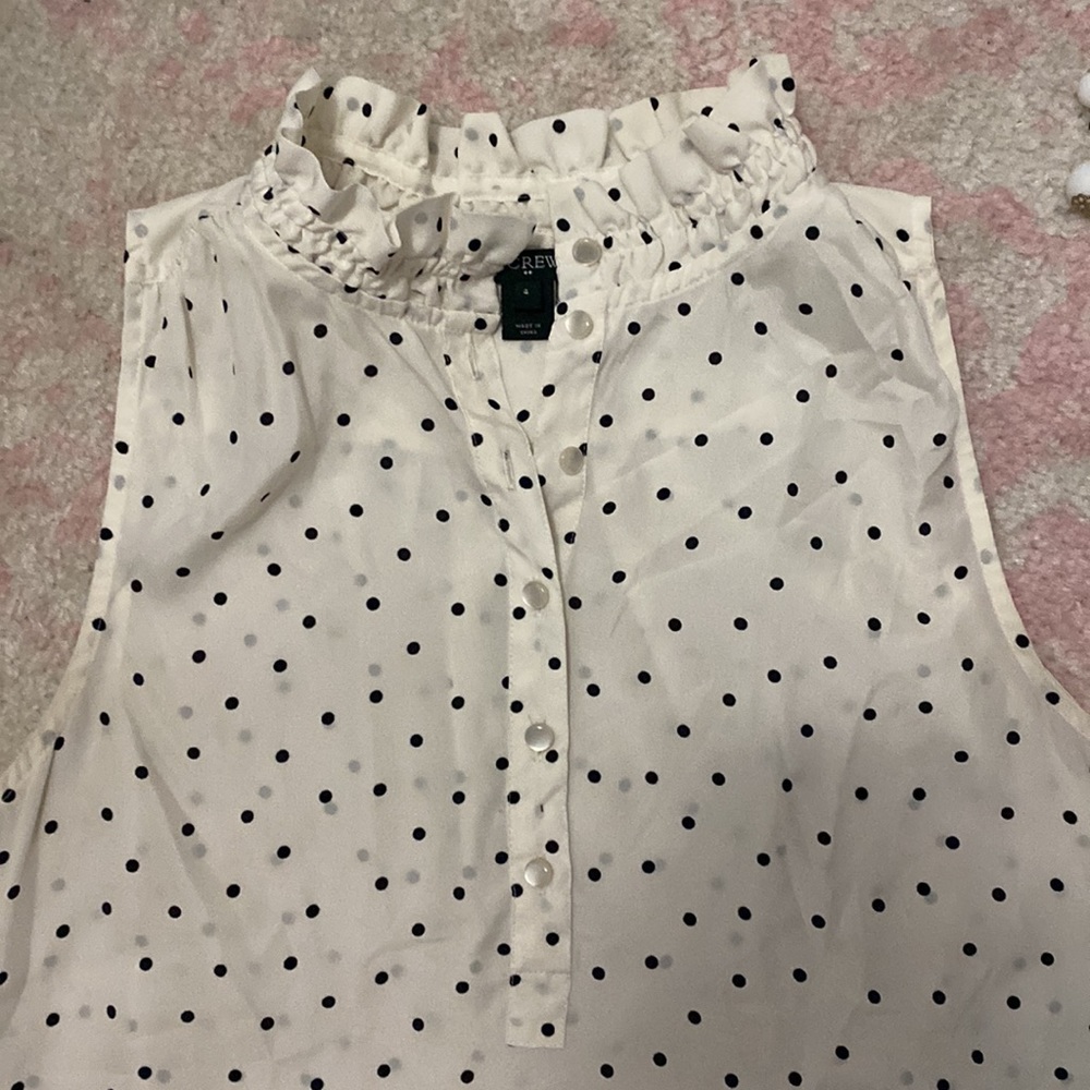 Polka dot blouse